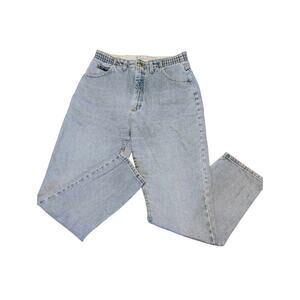 Lee Vintage 90's Jeans Womens Size 12 M Mom High Rise Denim Light Blue